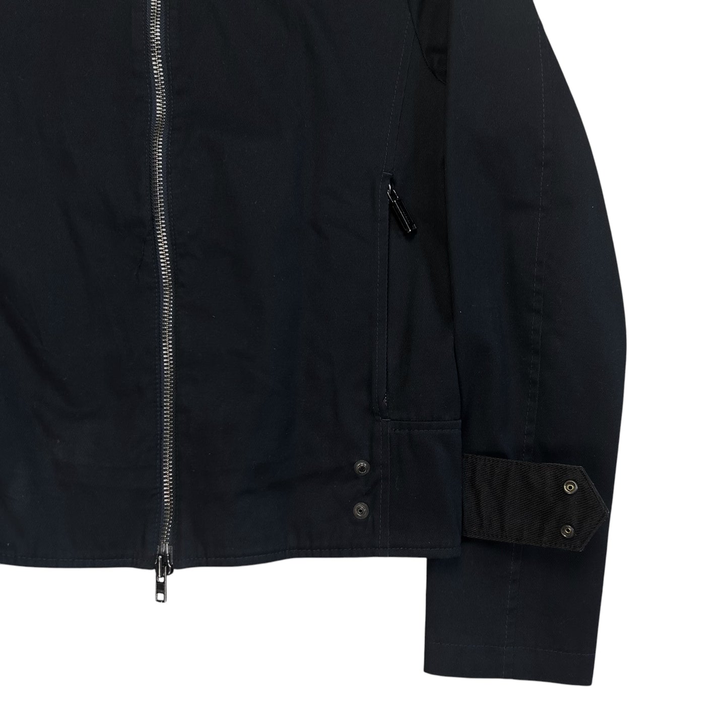 Dirk Bikkembergs Leather Belted Military Jacket