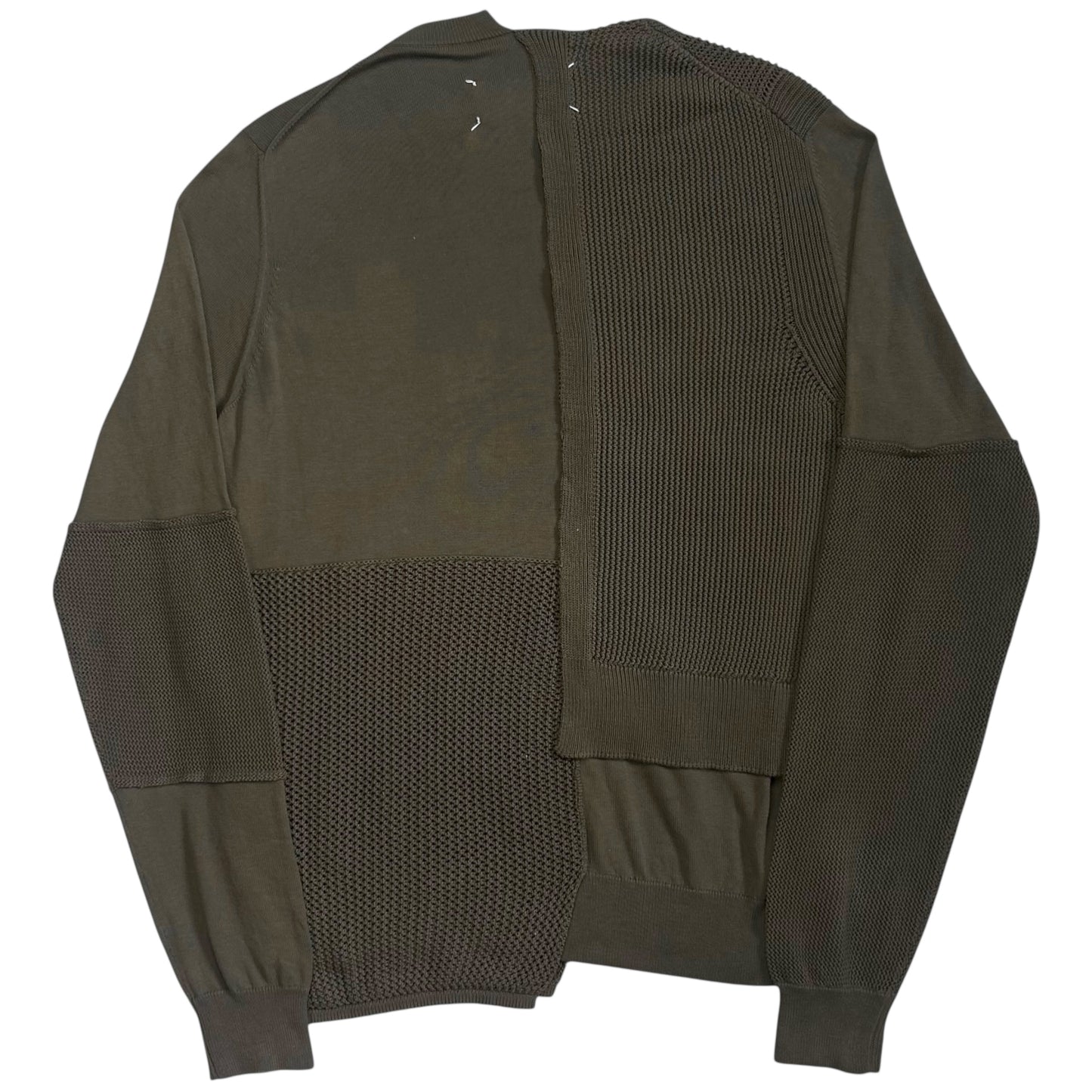 Maison Margiela Patchwork Dual Texture Sweater - SS16