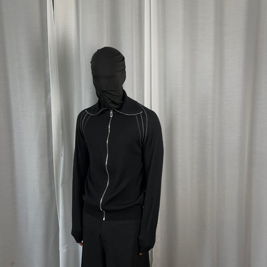 Dior Homme Shoulder Trimmed Zip Sweater - AW11