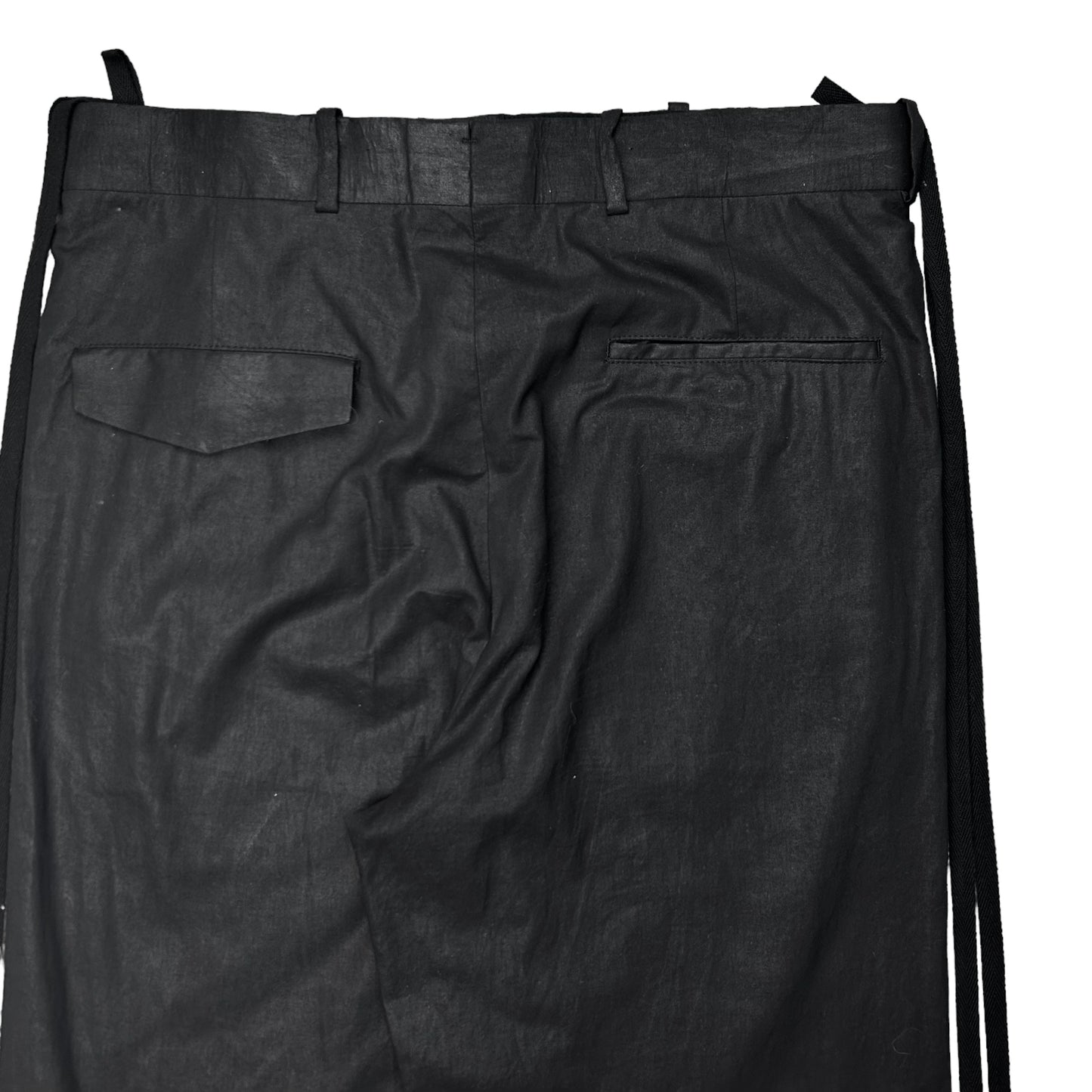 Ann Demeulemeester Waxed Bonne Sample Trousers - SS23
