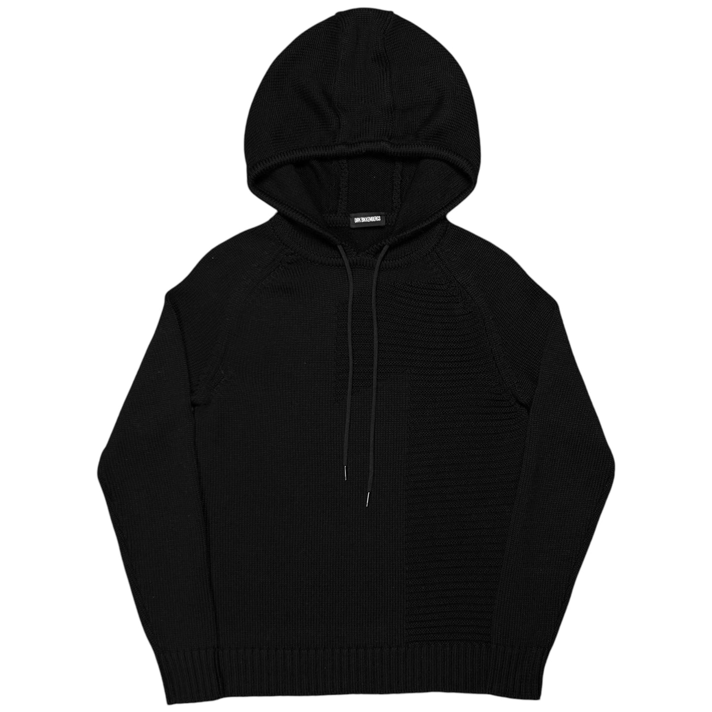 Dirk Bikkembergs Dual Textured Knit Hoodie