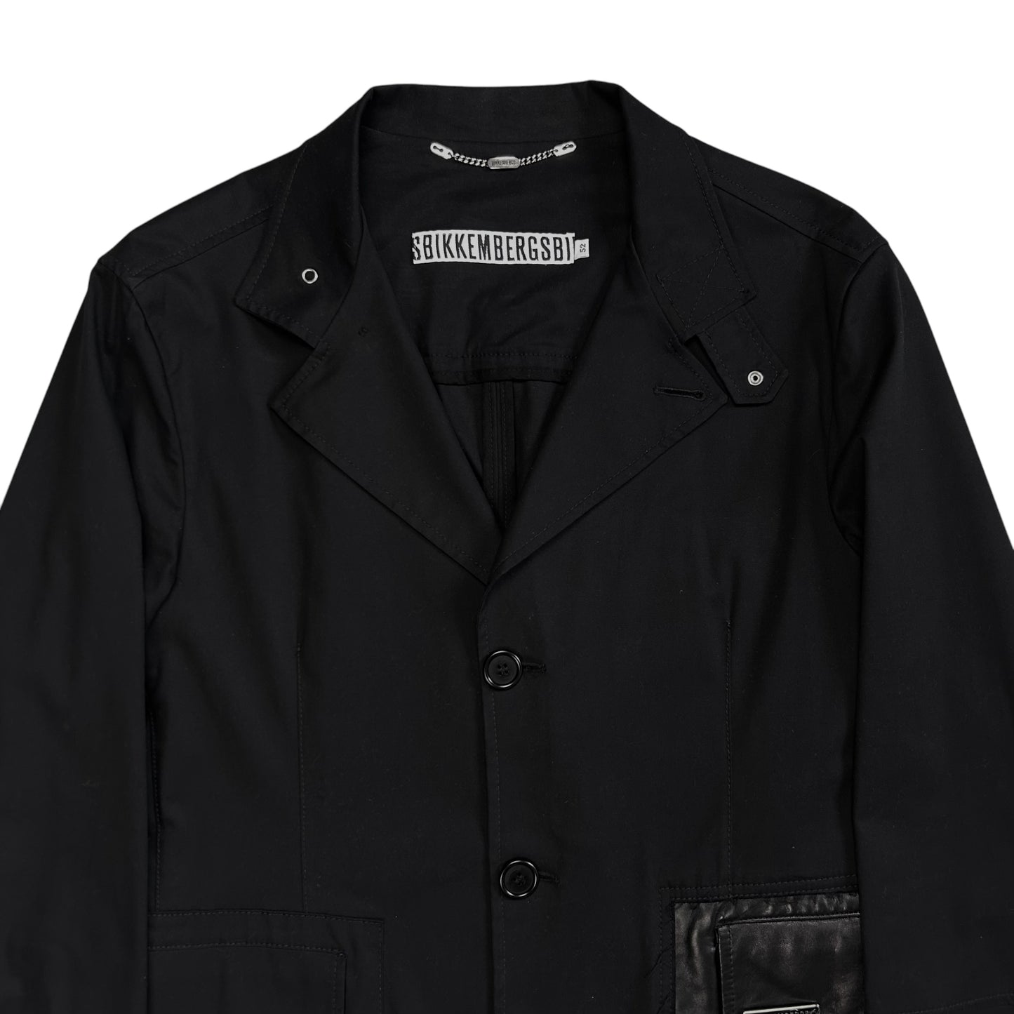 Dirk Bikkembergs Leather Pocket Blazer