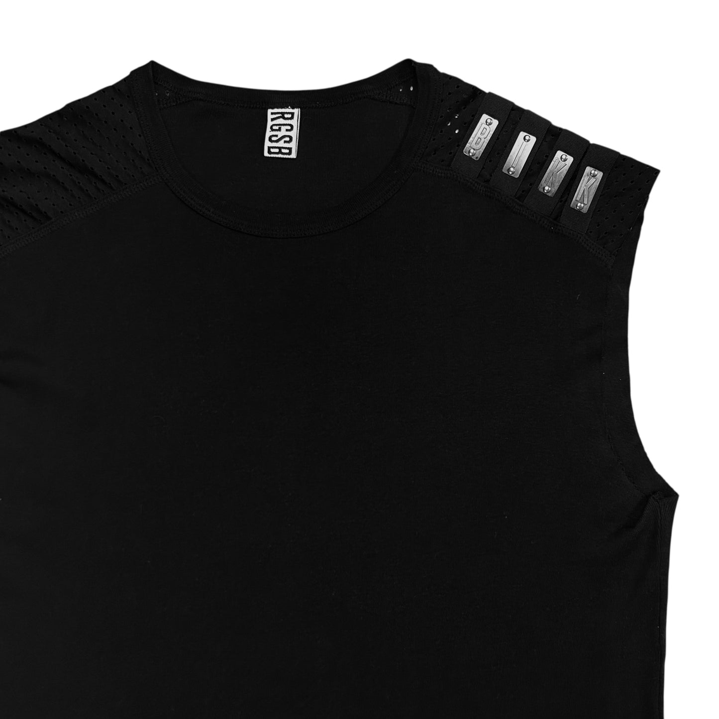 Dirk Bikkembergs Metal Patch Tank Top