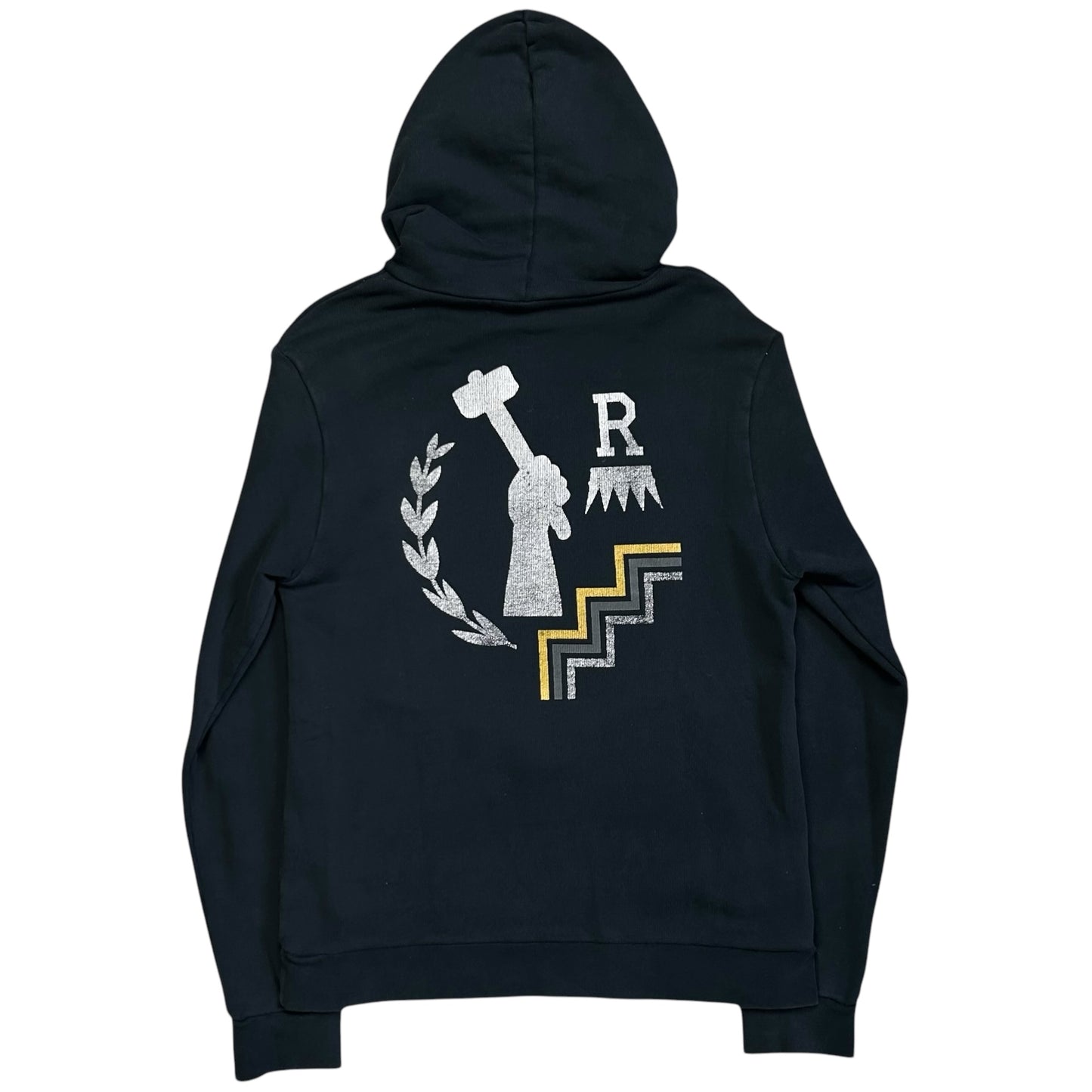 Raf Simons One 9 Nine 5 Print Hoodie