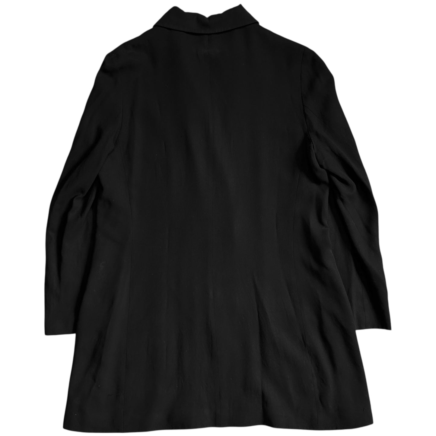 Ann Demeulemeester Double Breasted Fluid Rayon Coat - SS09