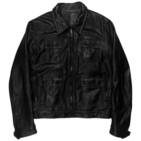 Givenchy Multi Pocket Lamb Leather Jacket - AW10