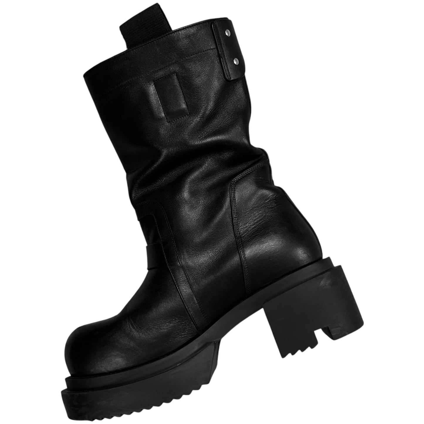 Rick Owens Bogun Pull On Snap Boots - AW24
