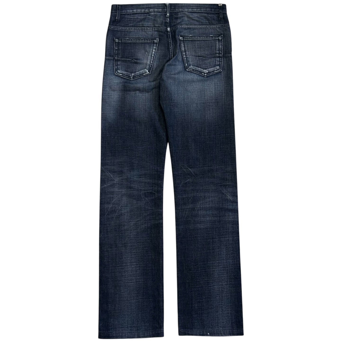 Dior Homme Distressed Indigo Slim Jeans - AW05