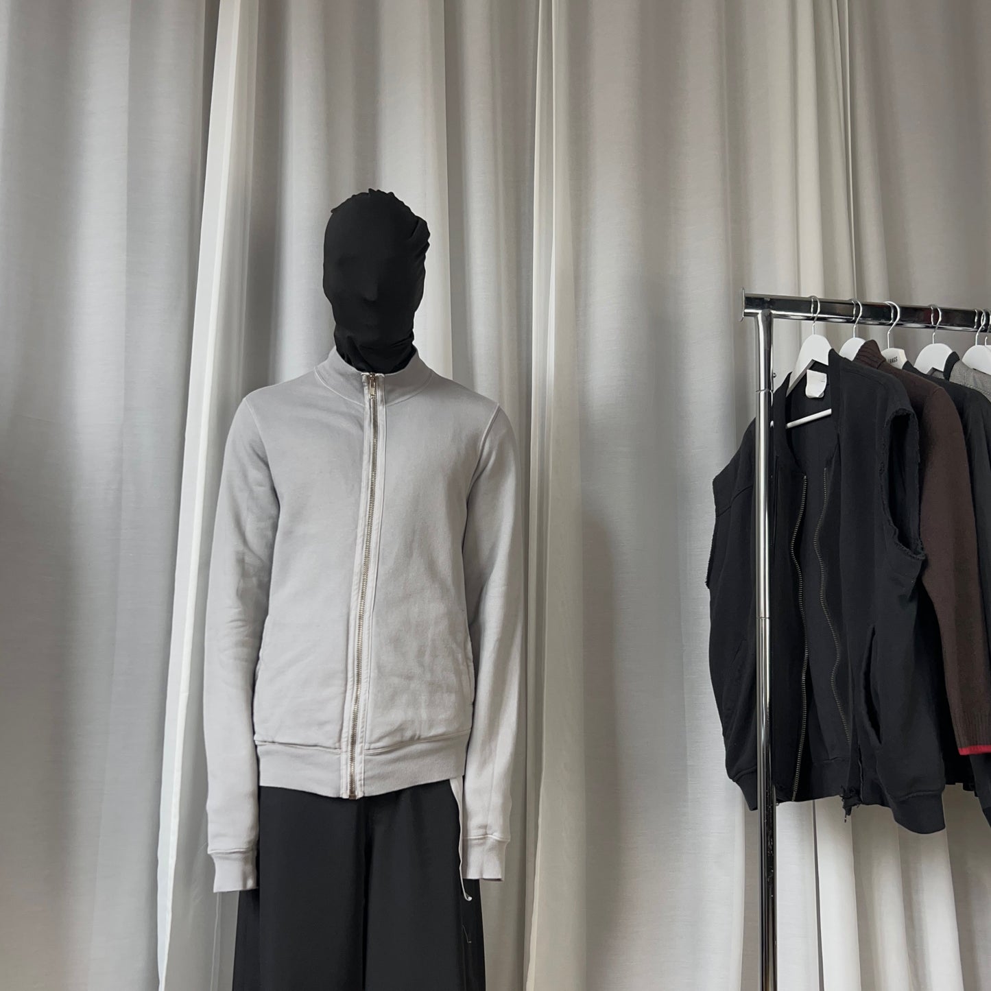 Rick Owens Zip Up Strap Sweater