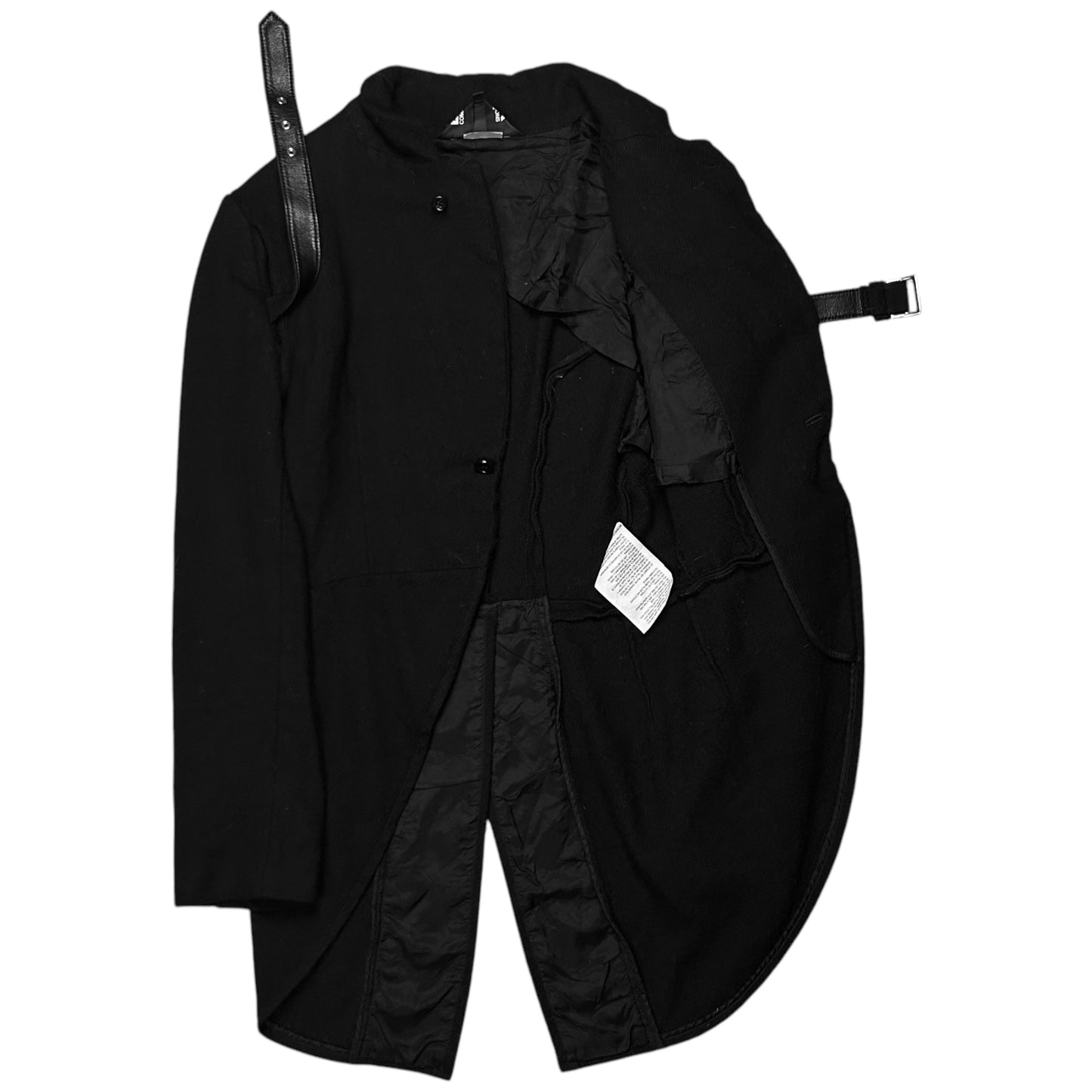Comme des Garcons Black Belted Tail Jacket - AW09