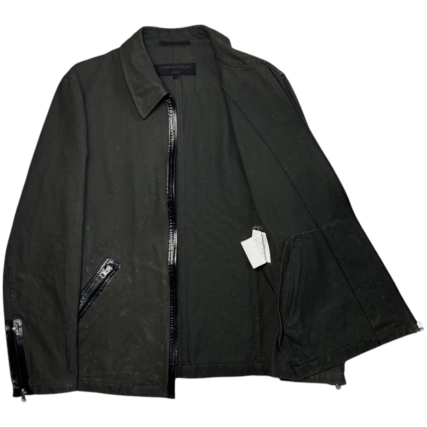 Comme des Garcons Homme Tape Trimmed Work Jacket - AW03