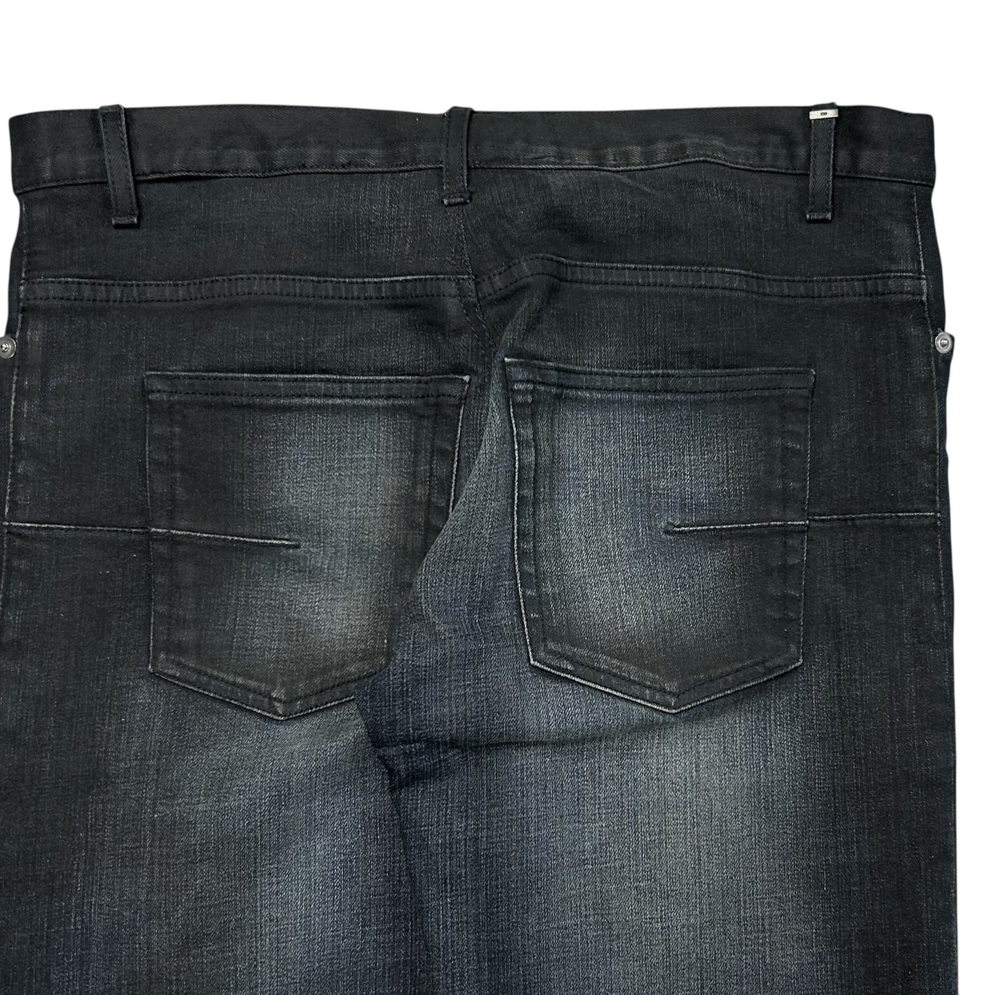 Dior Homme Dark Waxed Indigo Slim Jeans - SS11