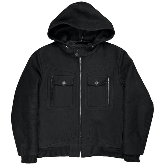 Dior Homme Hooded Wool Bomber Jacket - AW08