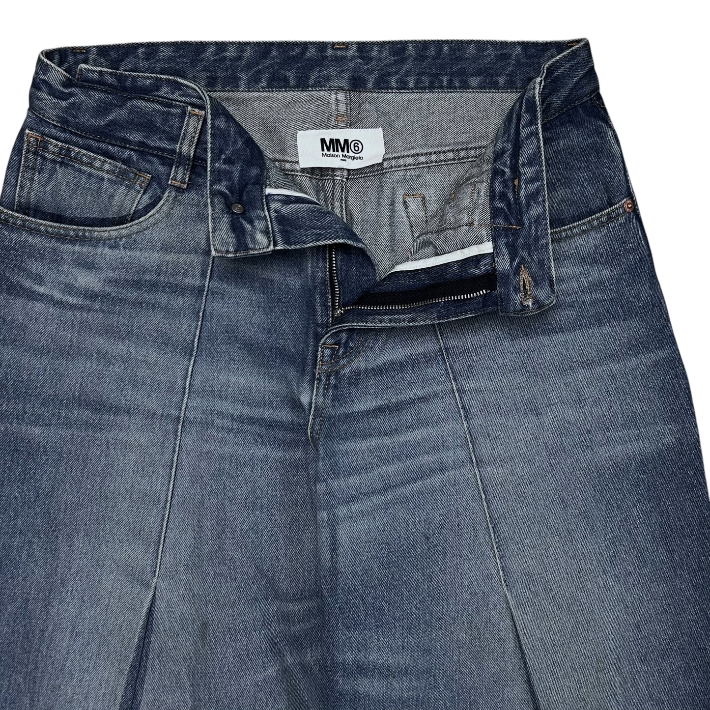 MM6 Maison Margiela Wide Distorted Dart Jeans - SS21