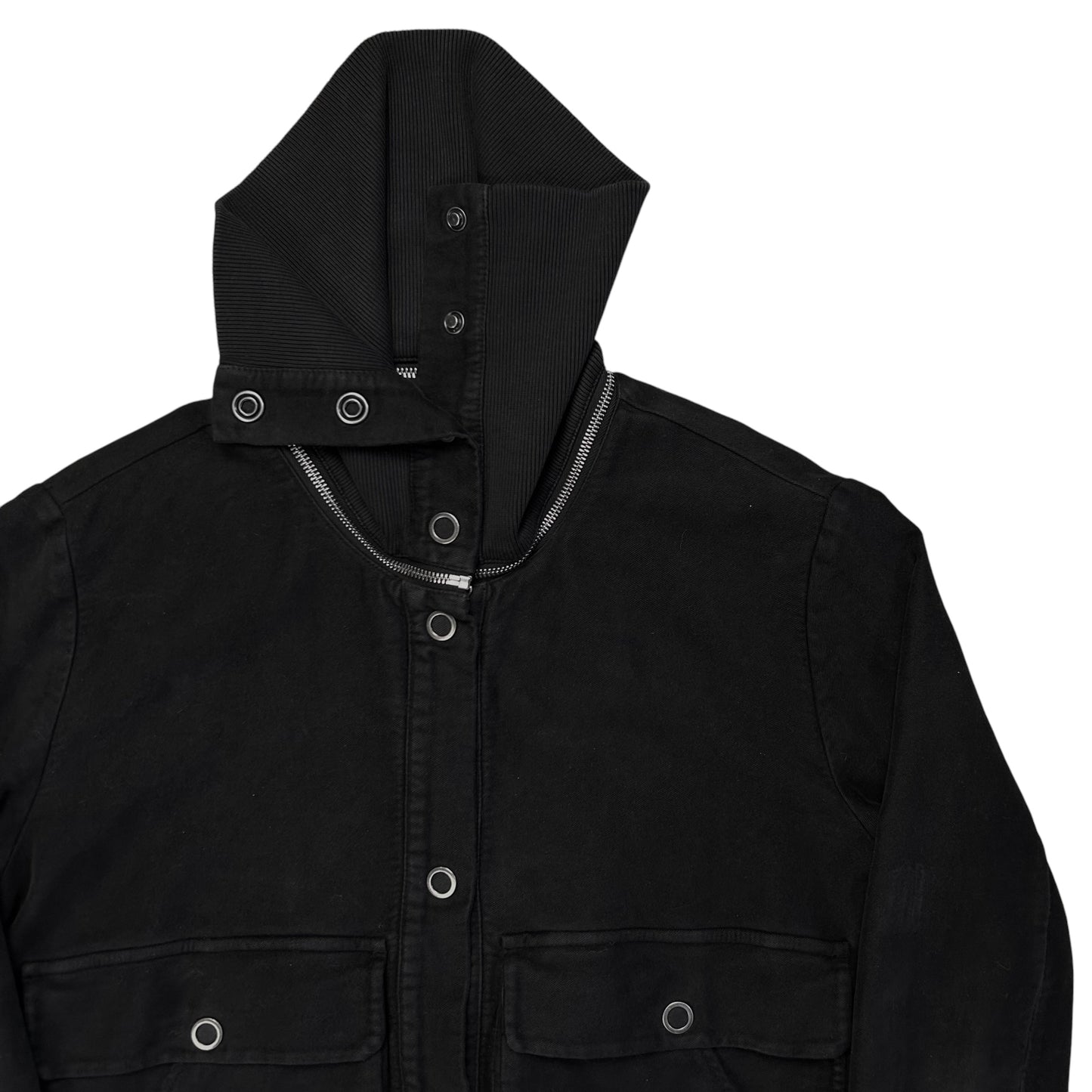 Maison Martin Margiela Zipped High Neck Snap Bomber Jacket - AW05