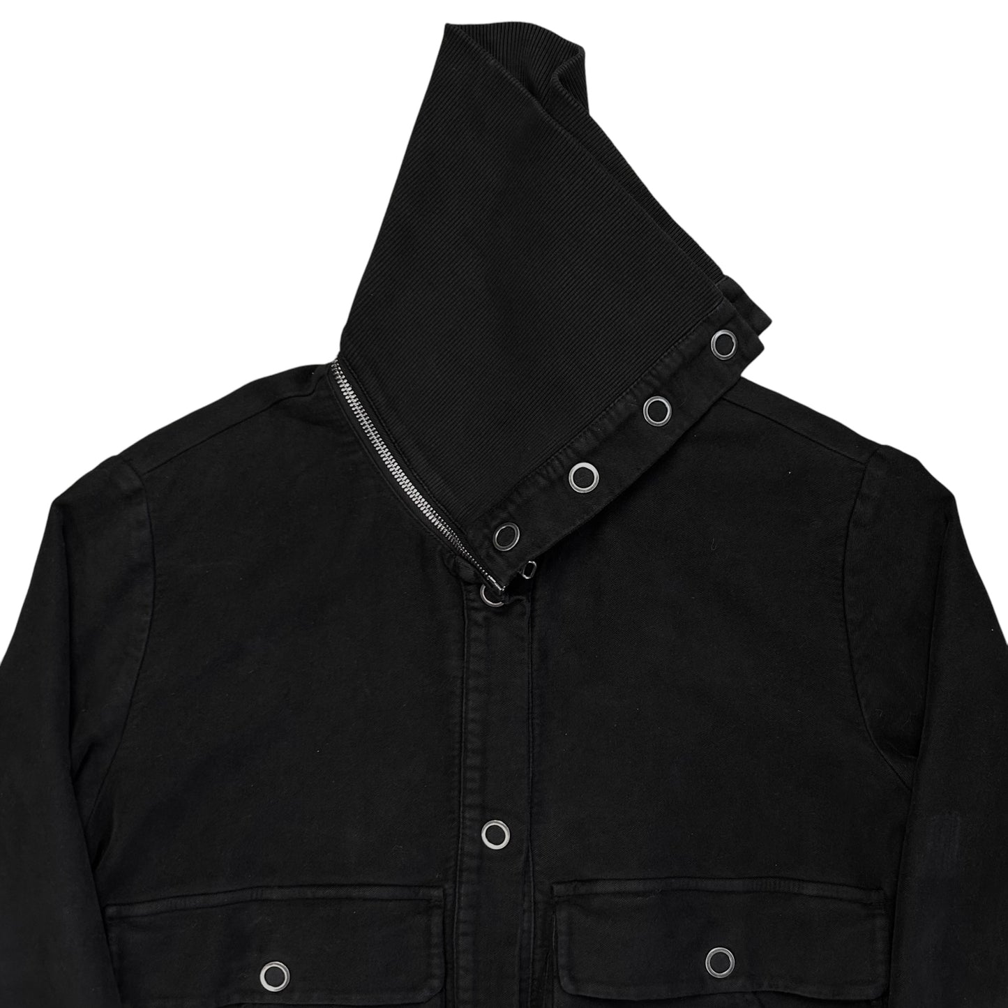 Maison Martin Margiela Zipped High Neck Snap Bomber Jacket - AW05