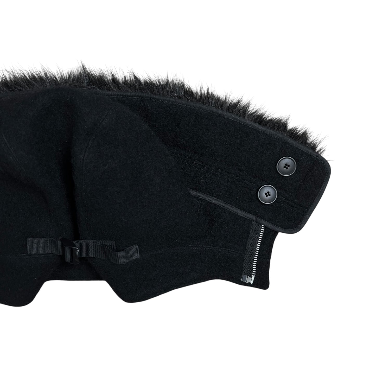 Comme des Garcons Homme Plus Zipped Fur Hood