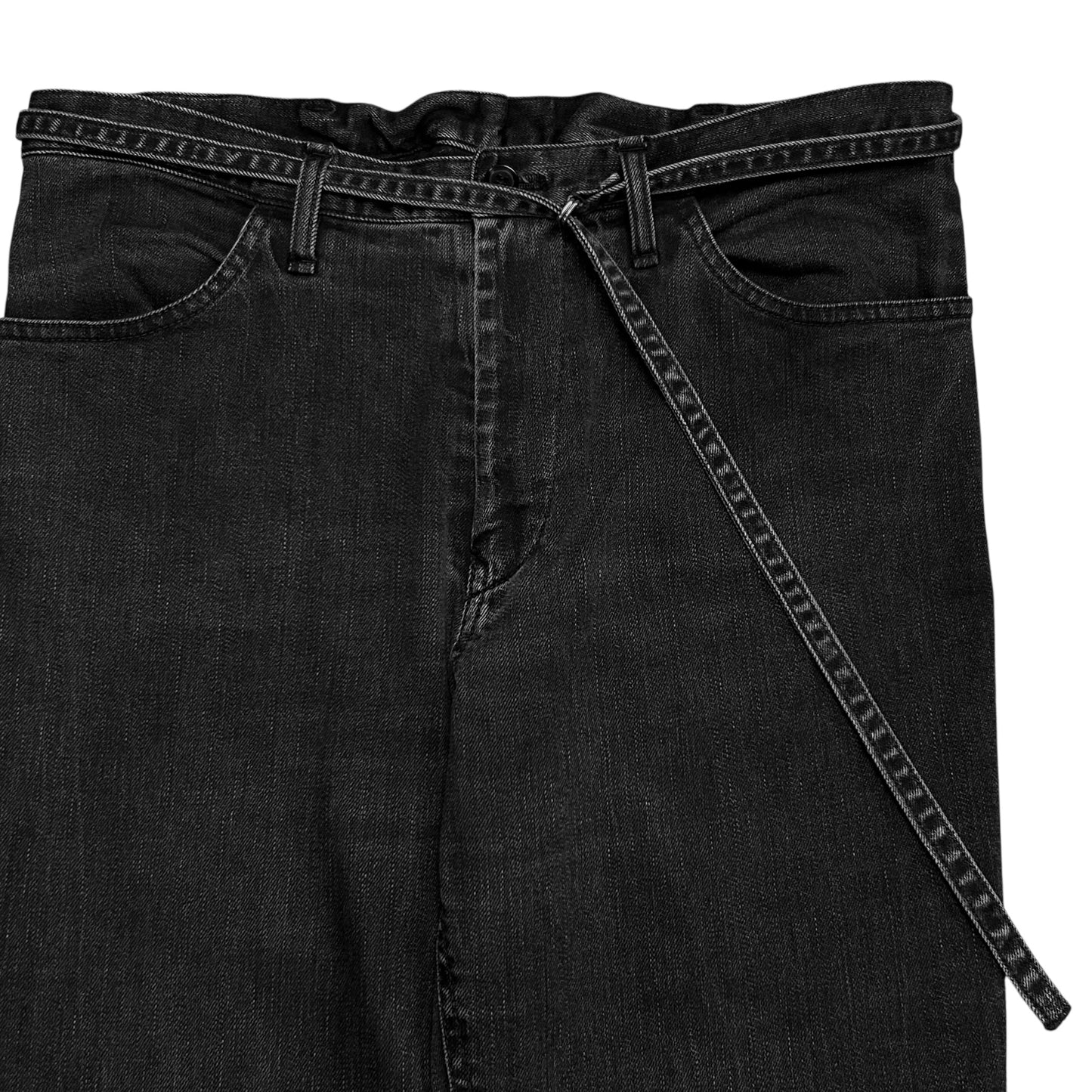 Y‘s by Yohji Yamamoto Back Lace Strap Jeans