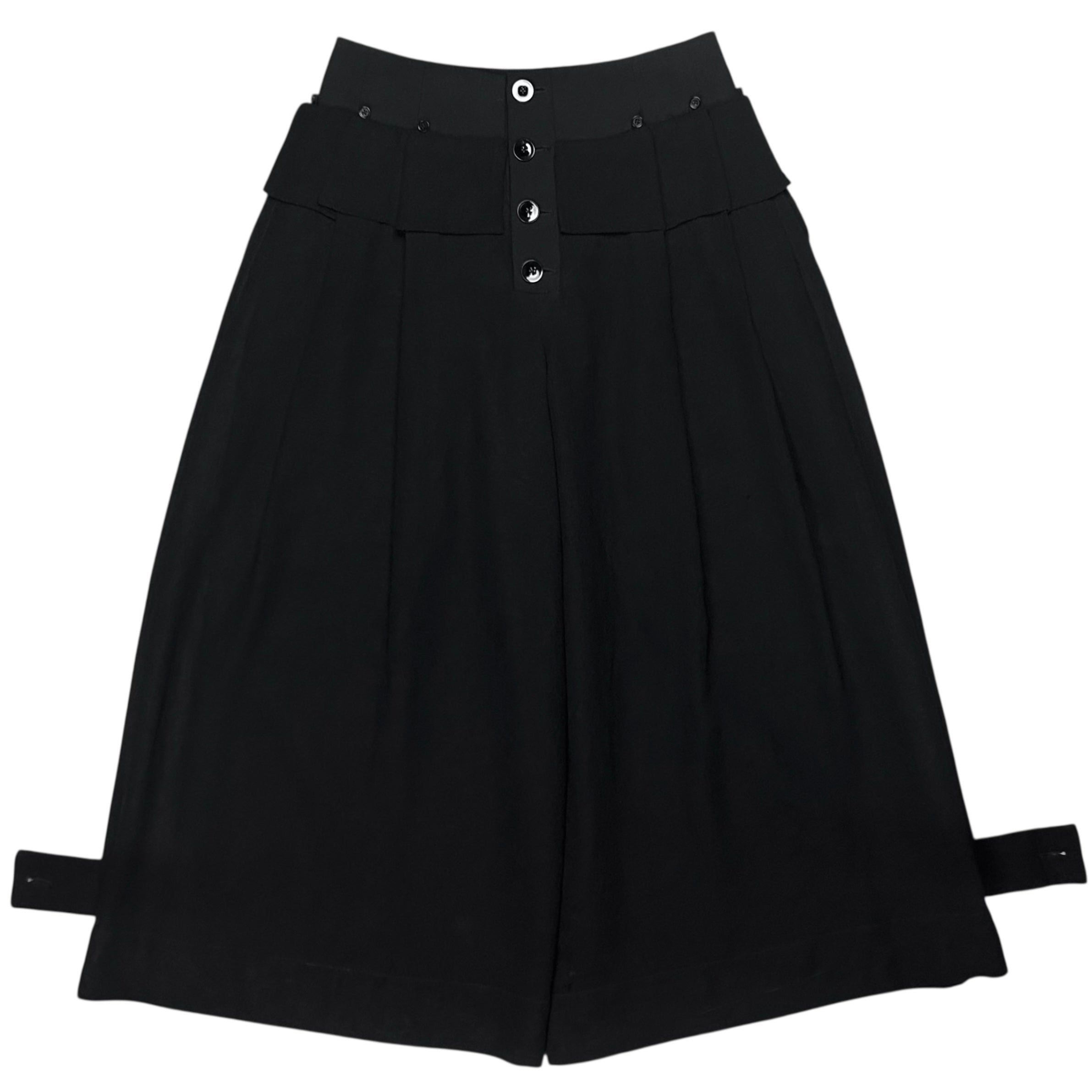 Jil Sander Wide Multi Button Tab Shorts - SS19 – Vertical Rags