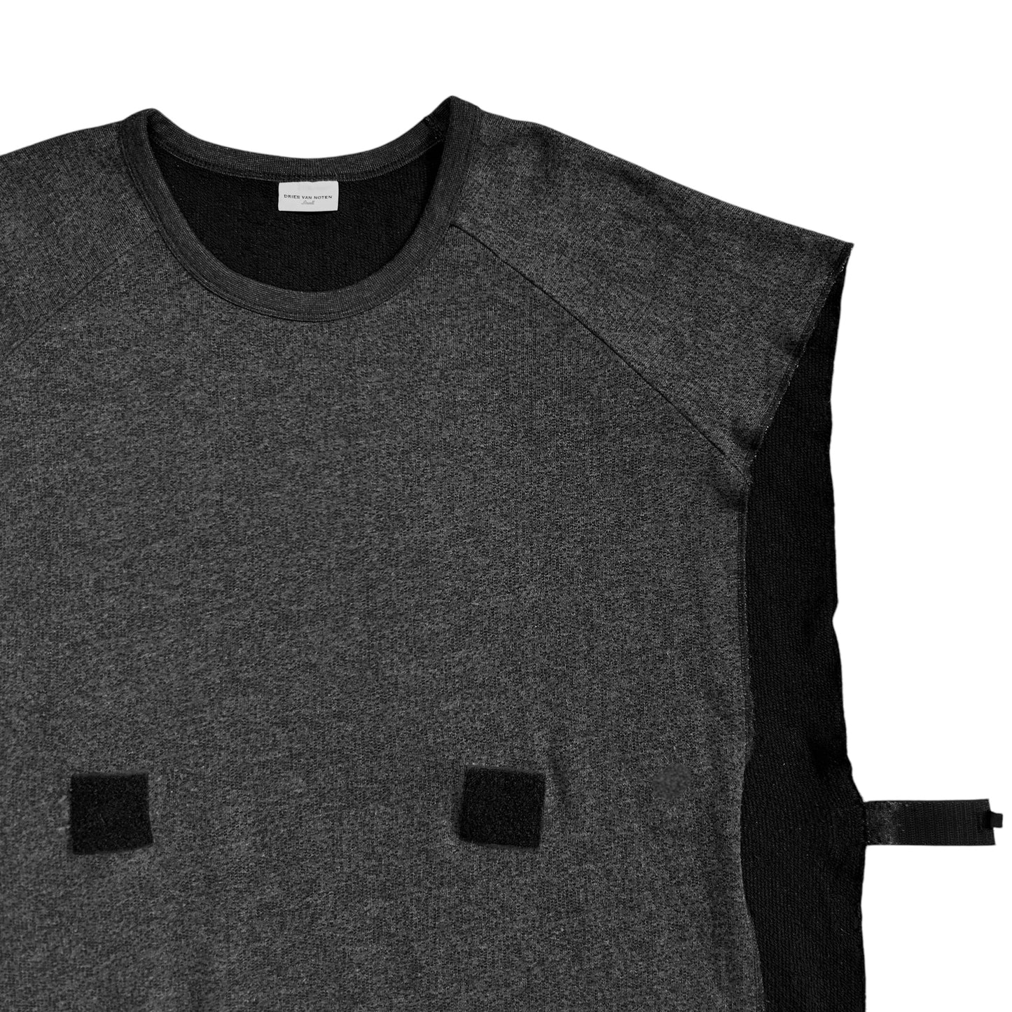 Dries Van Noten Velcro Strap Sleeveless Sweater - SS13
