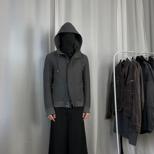 Dior Homme Hooded Wool Bomber Jacket - AW09