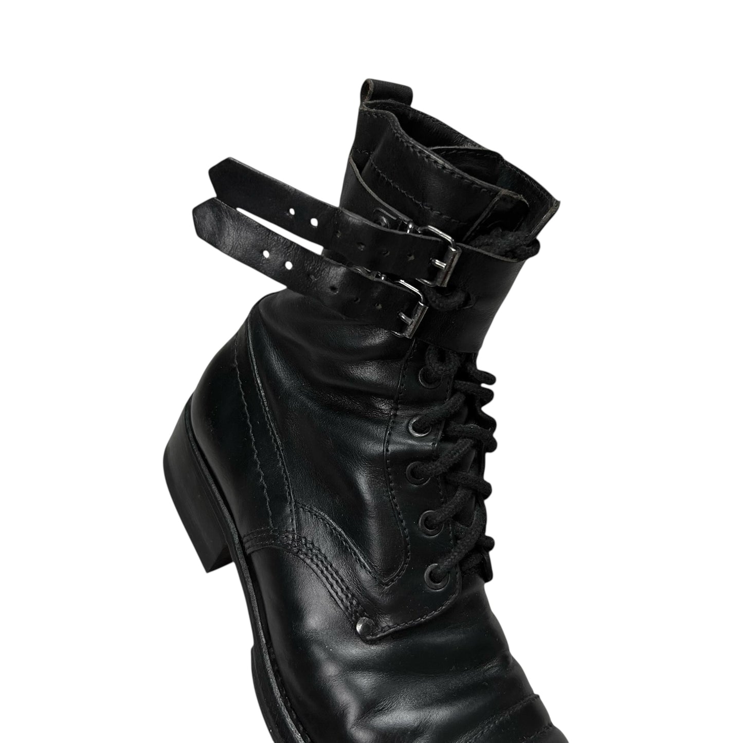 Dirk Bikkembergs Dual Belt Combat Boots