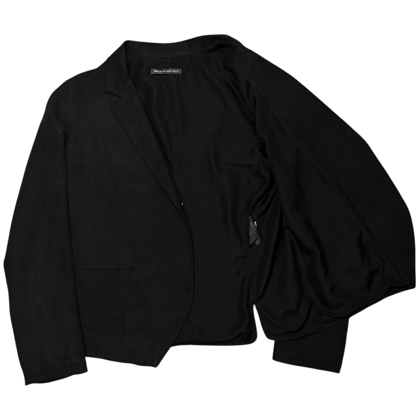 Balenciaga Snap Silk Blazer - SS12