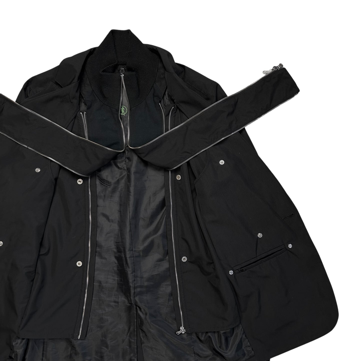 Dirk Bikkembergs Zip Layered Blazer