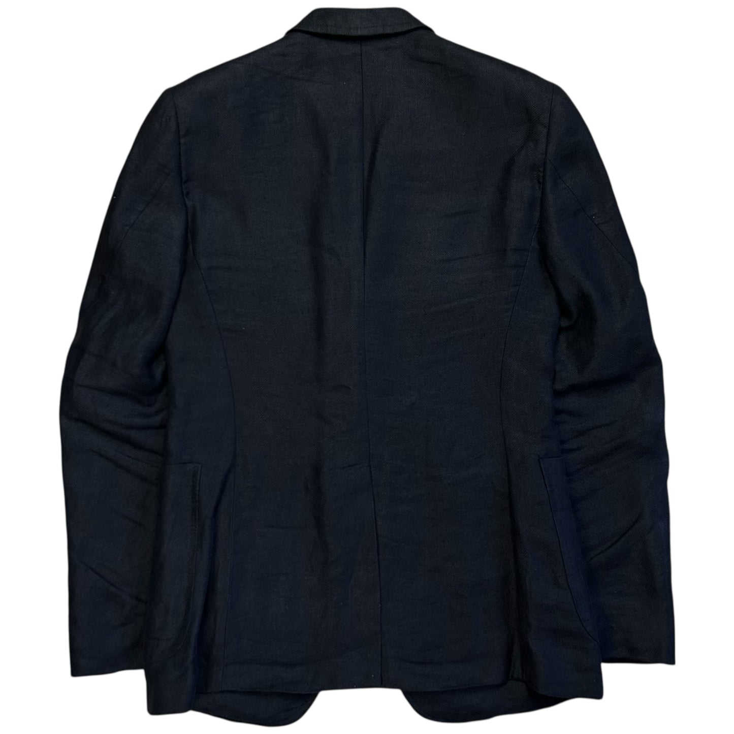 Gucci by Tom Ford Shoulder Padded Linen Blazer