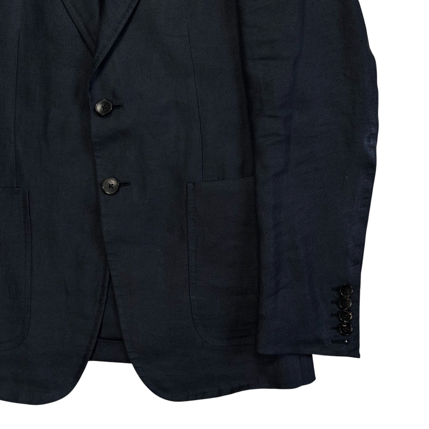 Gucci by Tom Ford Shoulder Padded Linen Blazer