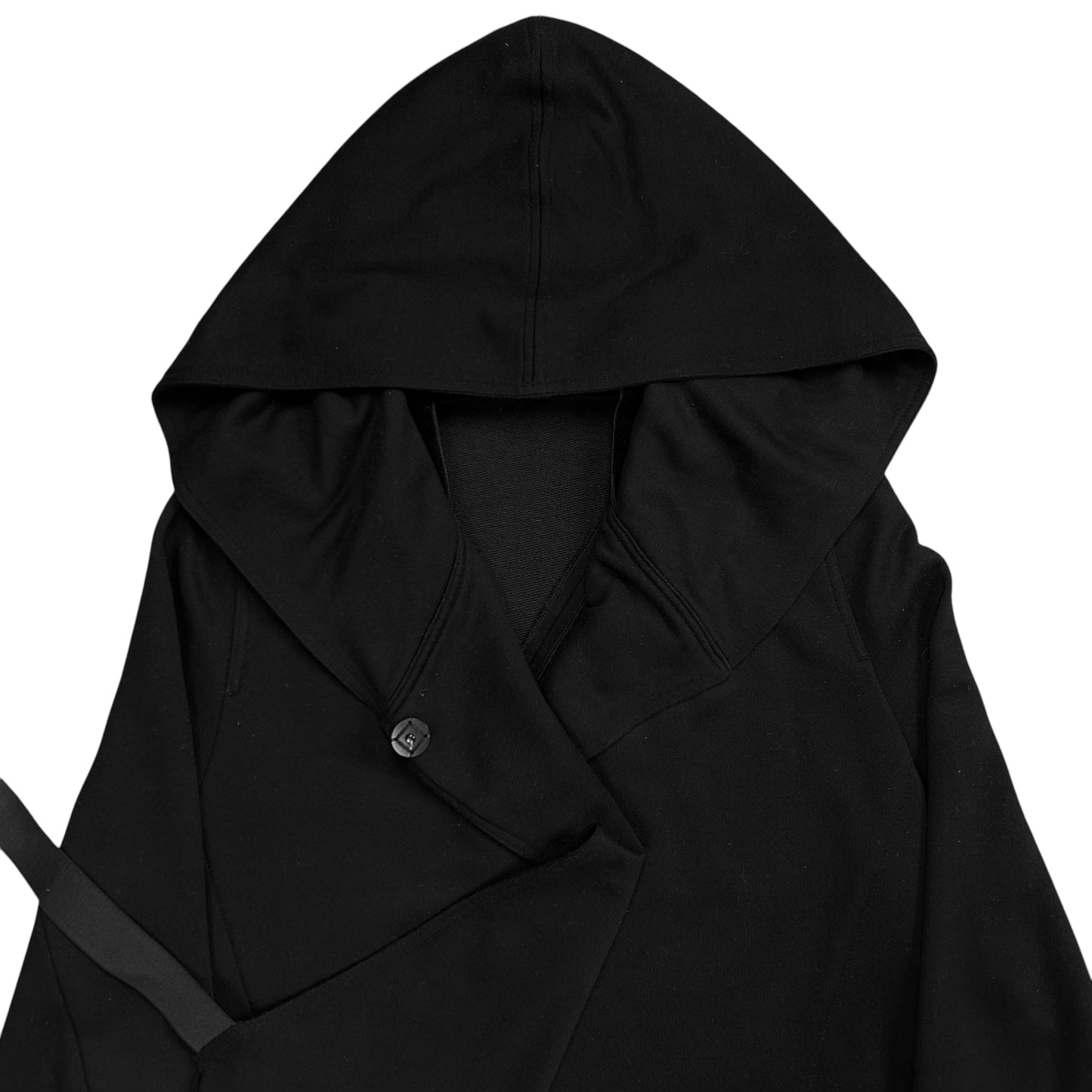 Ann Demeulemeester Asymmetric Bondage Strap Hoodie - AW16