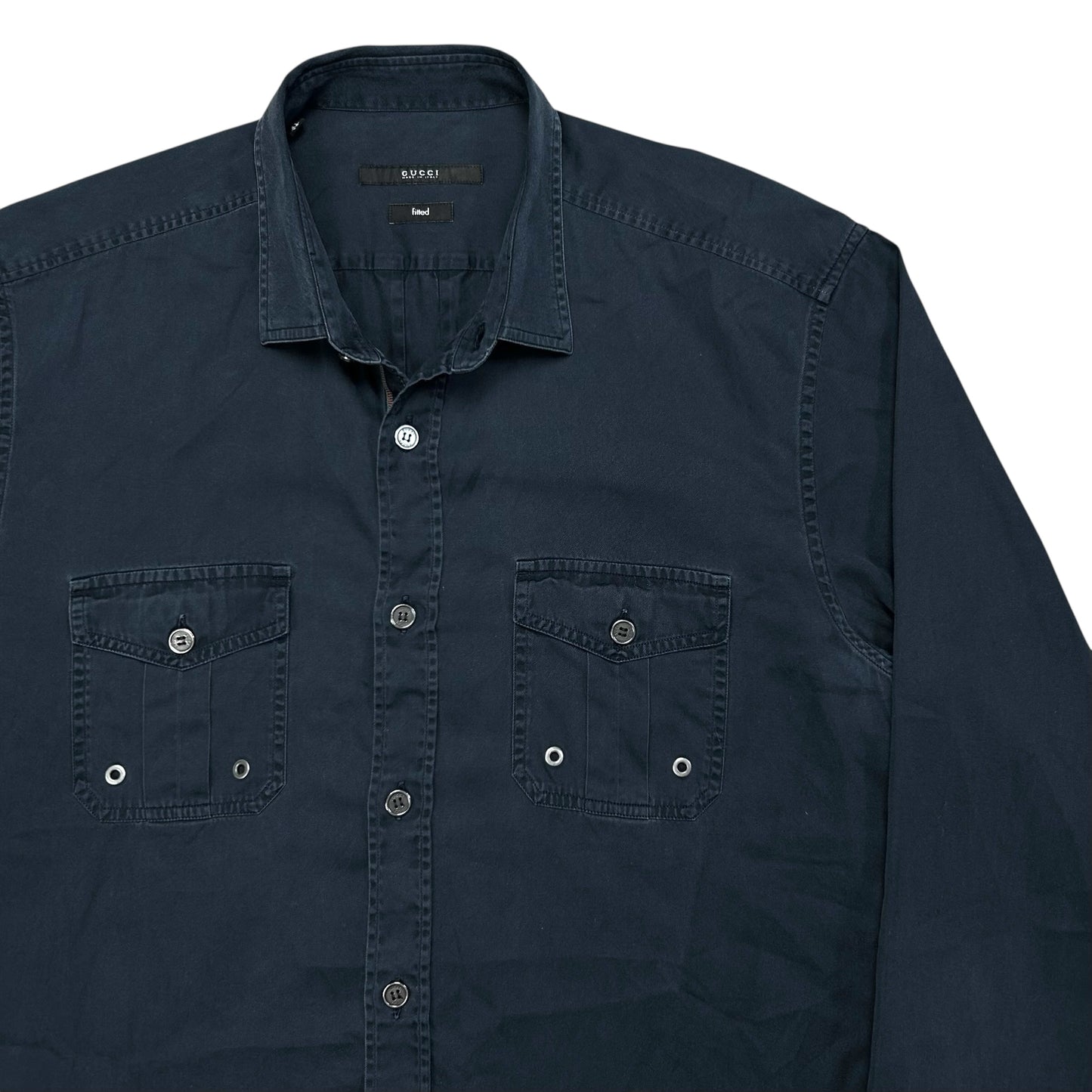 Gucci by Tom Ford Eyelet Cargo Shirt