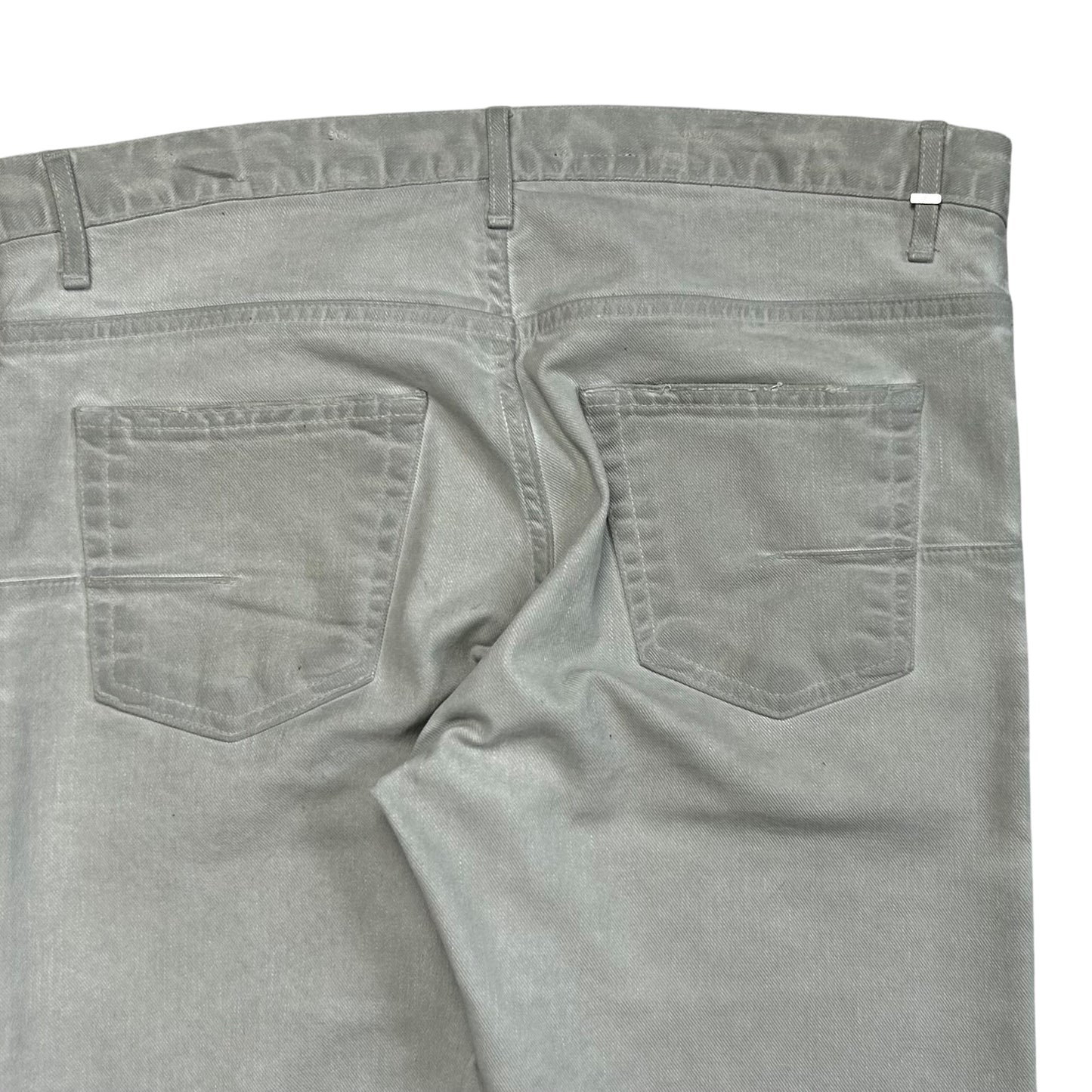 Dior Homme Silver Overdye Slim Jeans - SS06