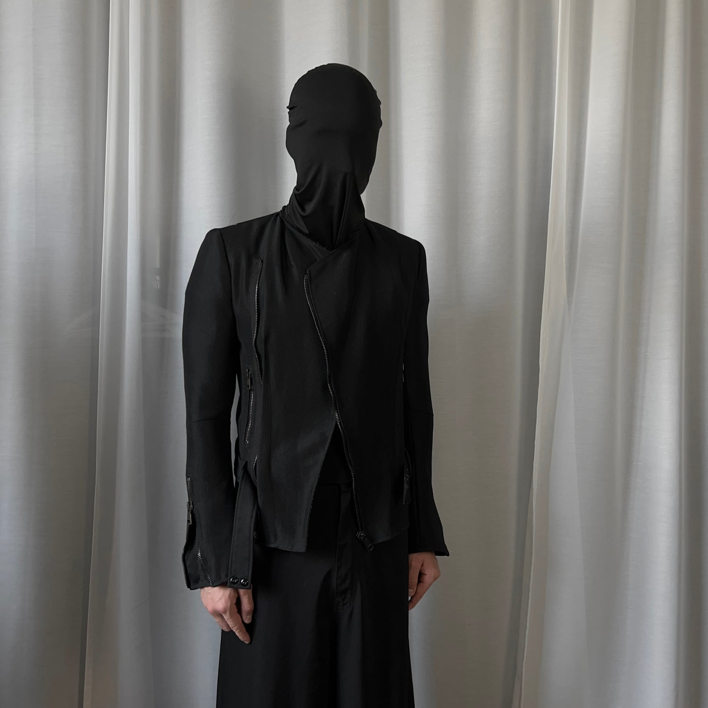 Balenciaga Multi Zip Bondage Belt Bomber Jacket - AW07