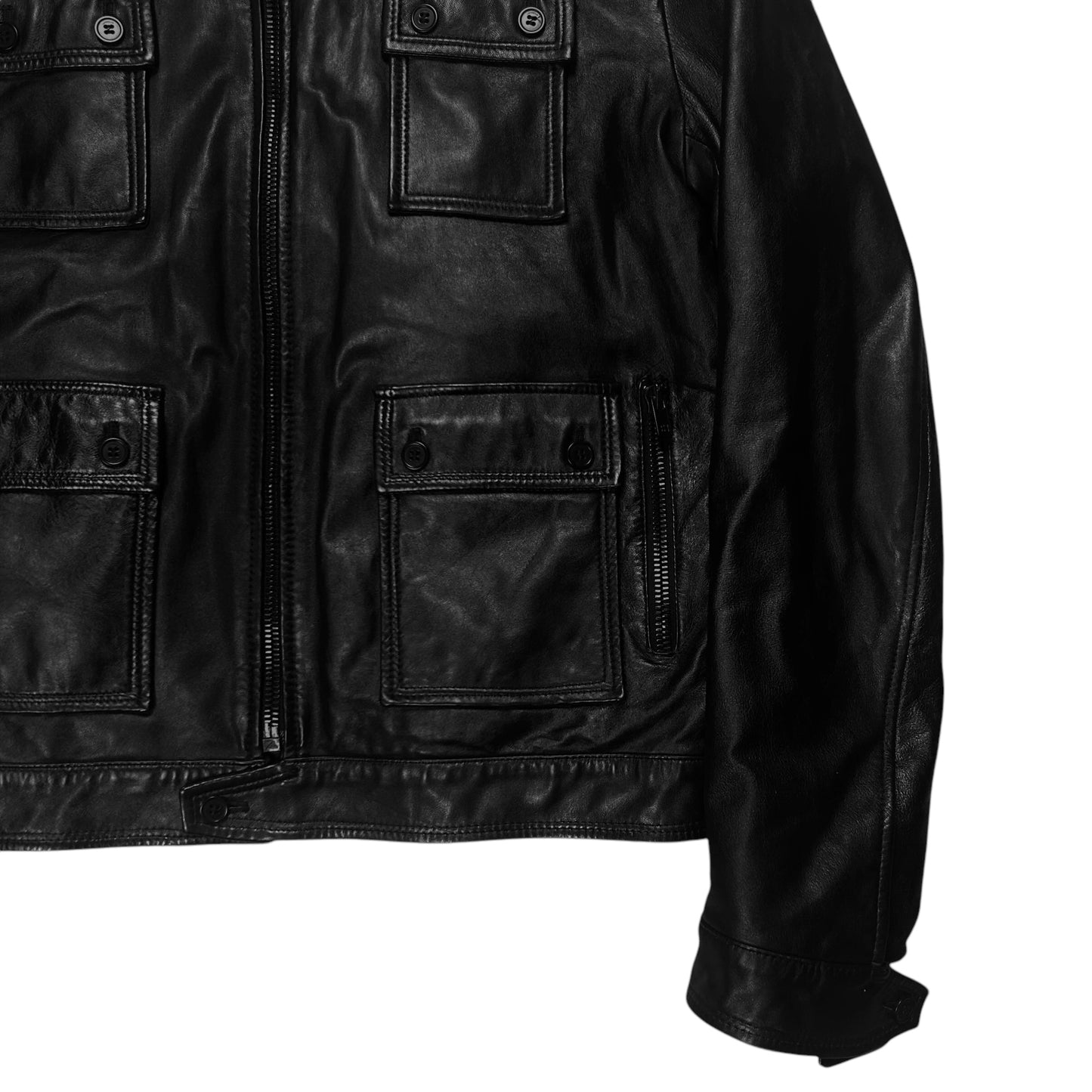 Givenchy Multi Pocket Lamb Leather Jacket - AW10