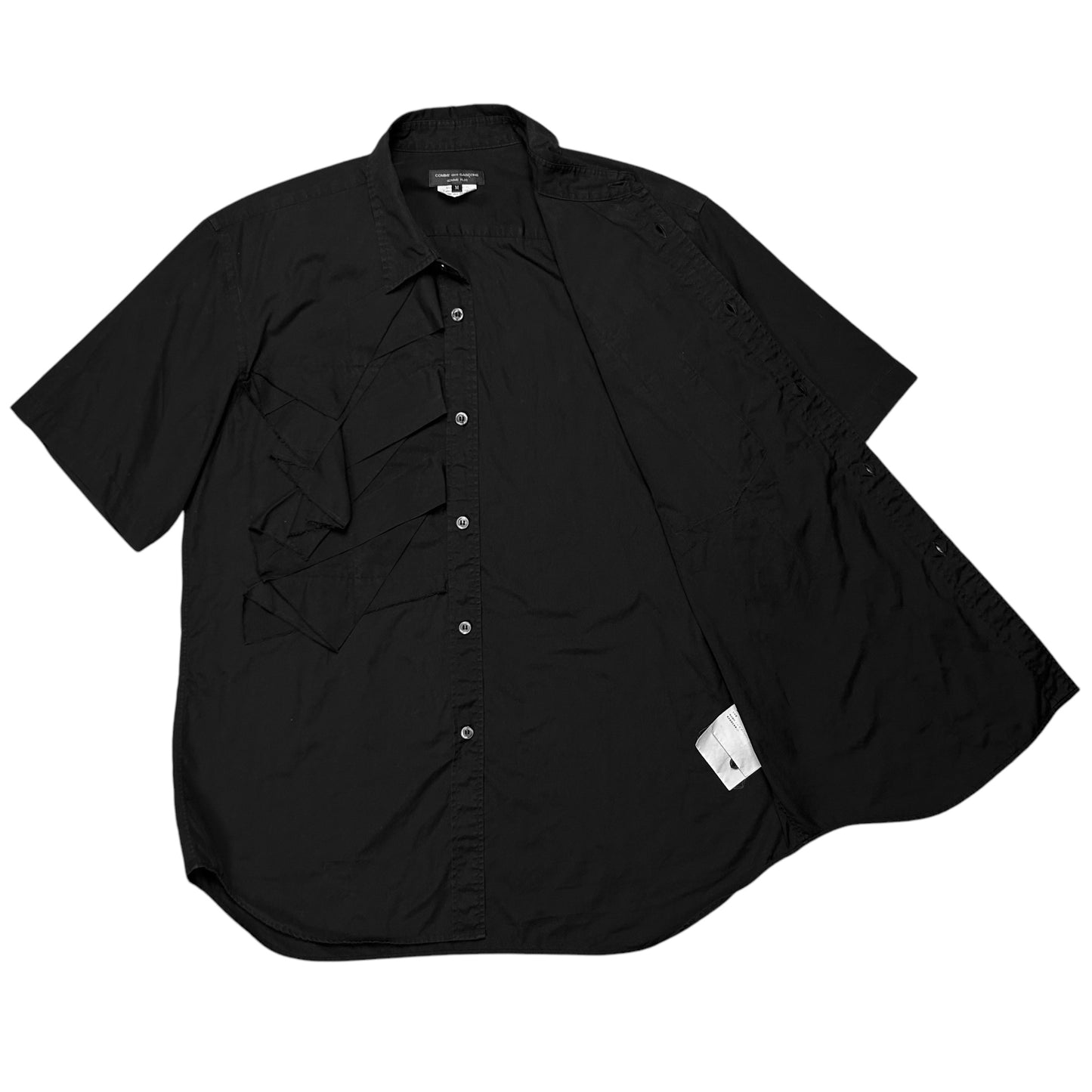 Comme des Garcons Homme Plus Patchwork Ruffle Shirt - SS21