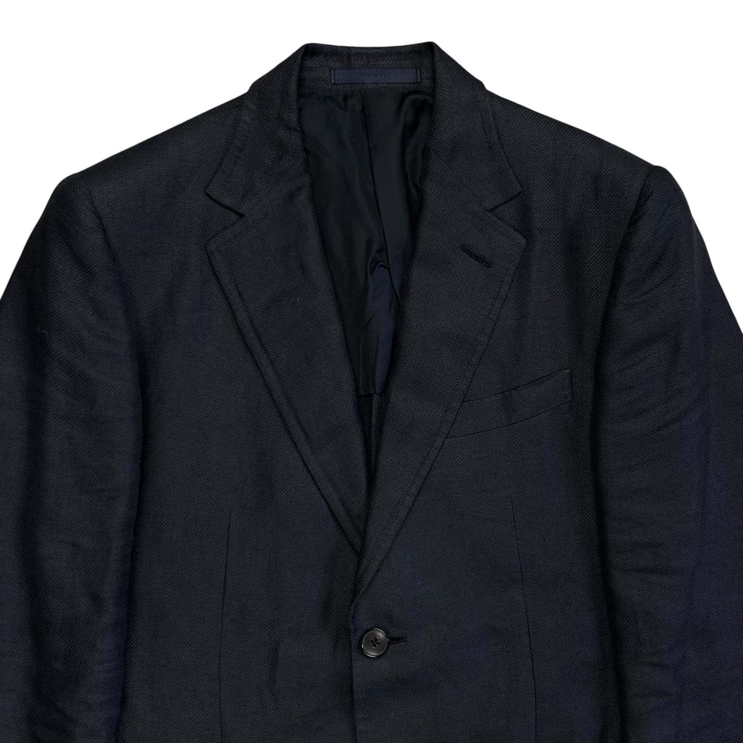 Gucci by Tom Ford Shoulder Padded Linen Blazer