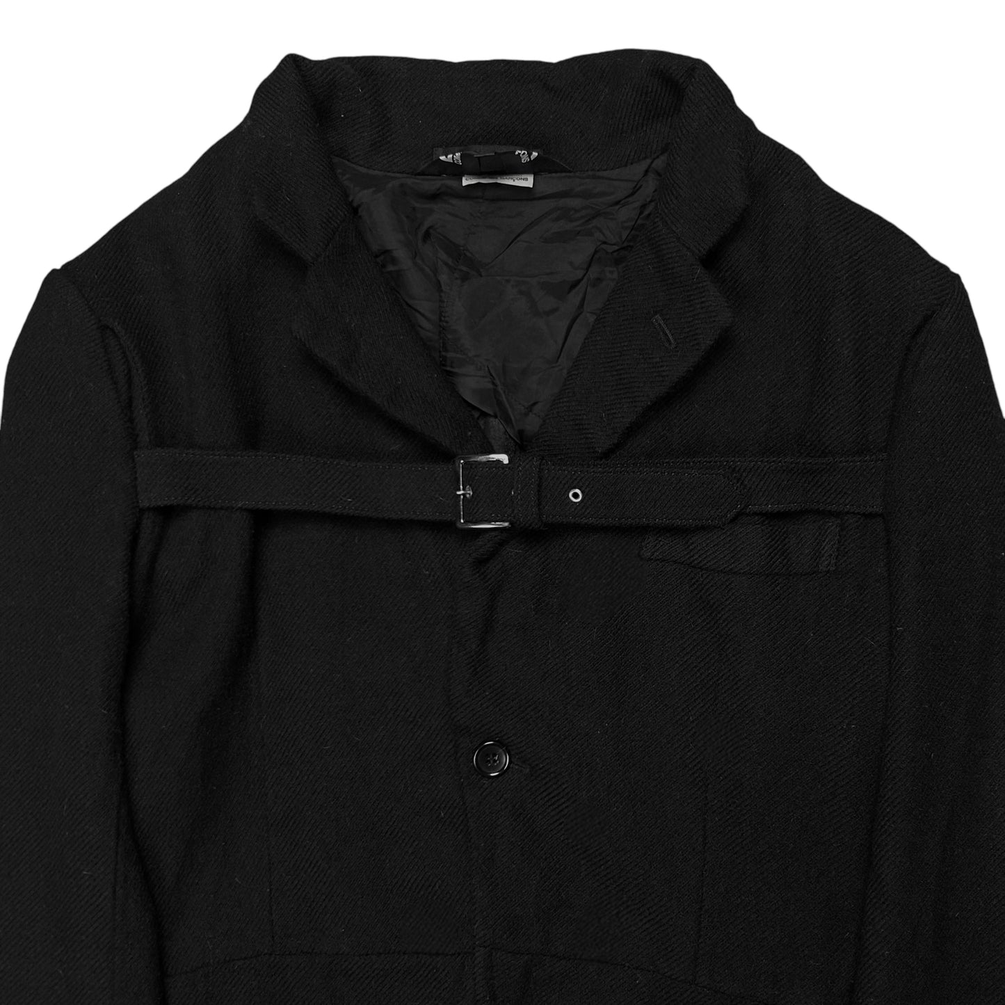 Comme des Garcons Black Belted Tail Jacket - AW09