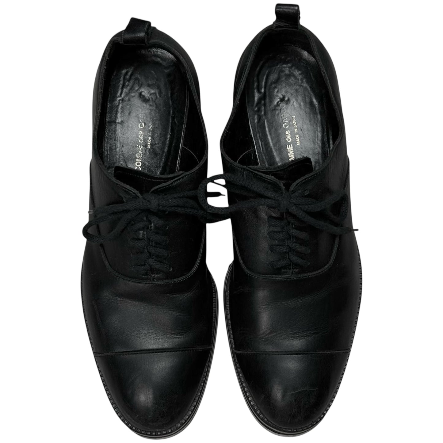 Comme des Garcons Homme Striped Platoform Derbies