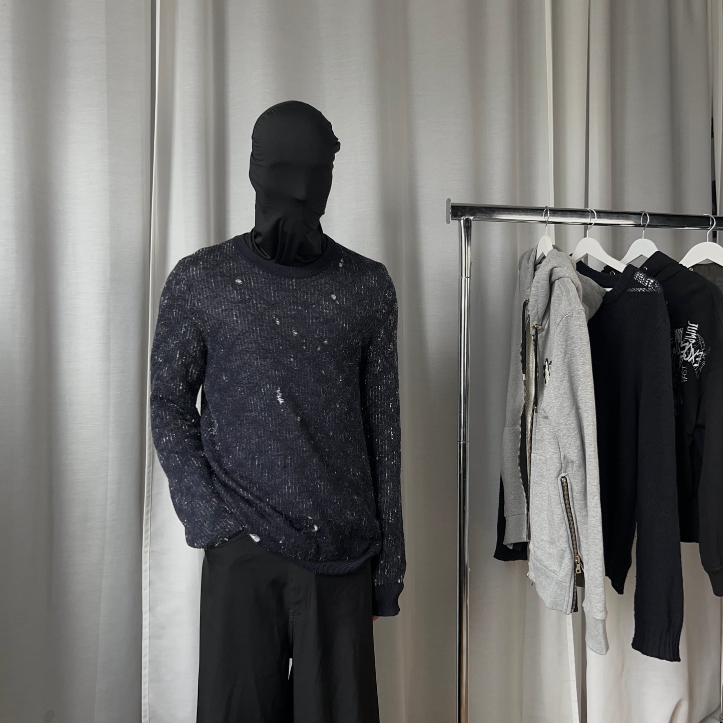 Maison Martin Margiela Speckled Distress Mohair Sweater - AW14