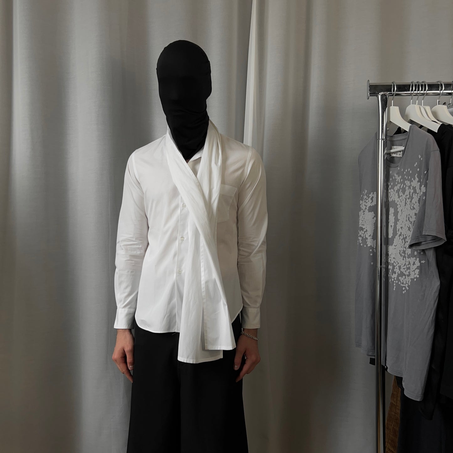 Comme des Garcons Collar Scarfed Shirt
