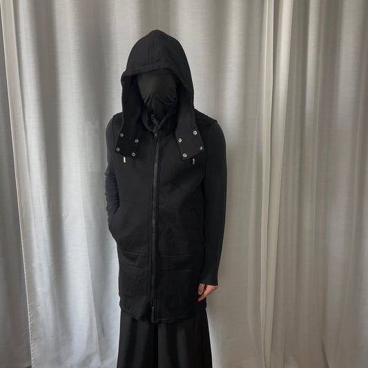 Givenchy Scuba Sleeveless Zip Hoodie - AW10