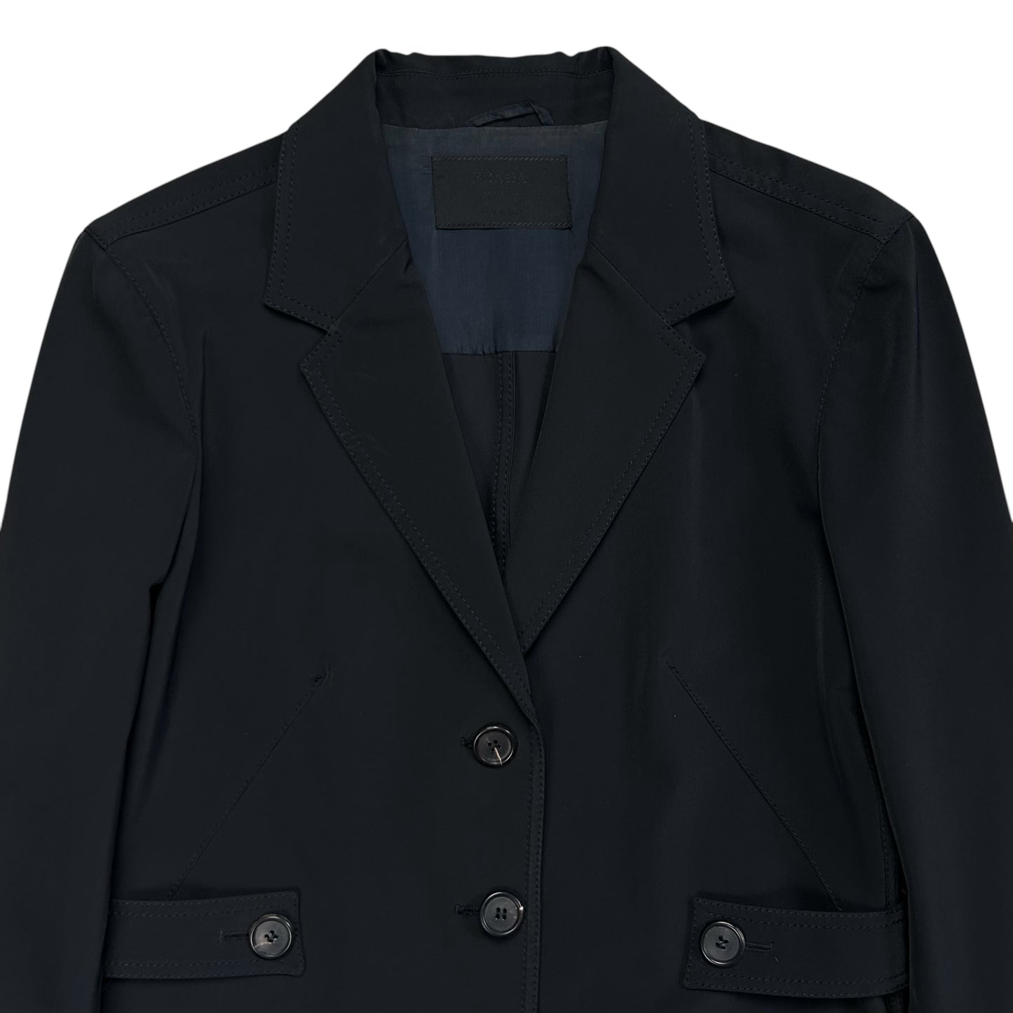 Prada Strap Belted Blazer