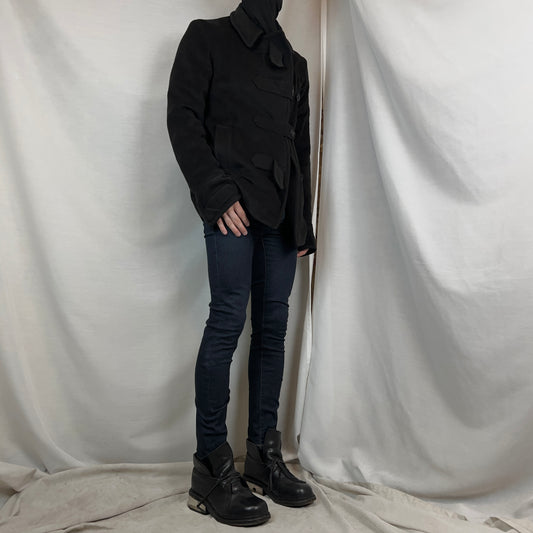 Dior Homme Bee Embroidery Raw Skinny Jeans - 2010s