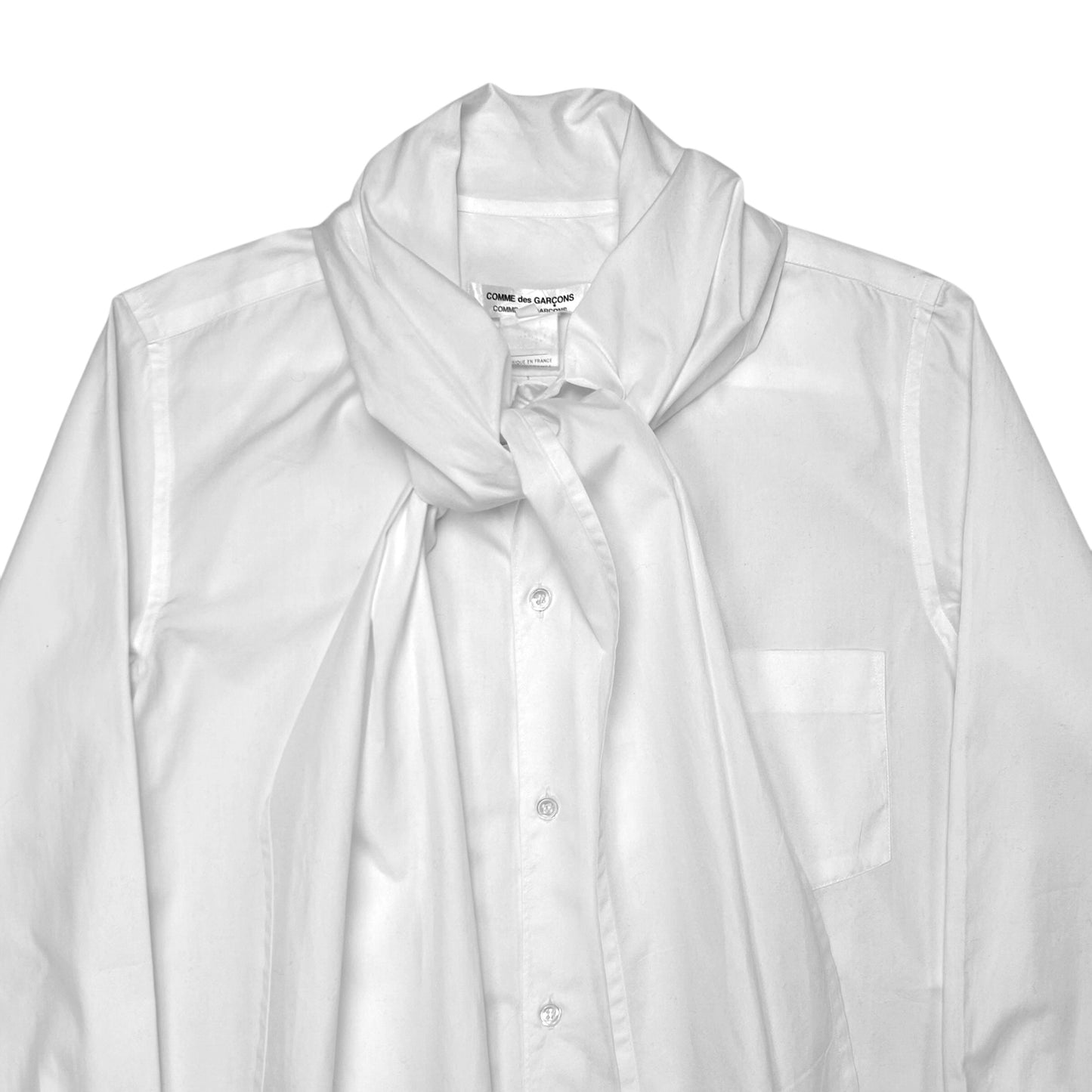 Comme des Garcons Collar Scarfed Shirt