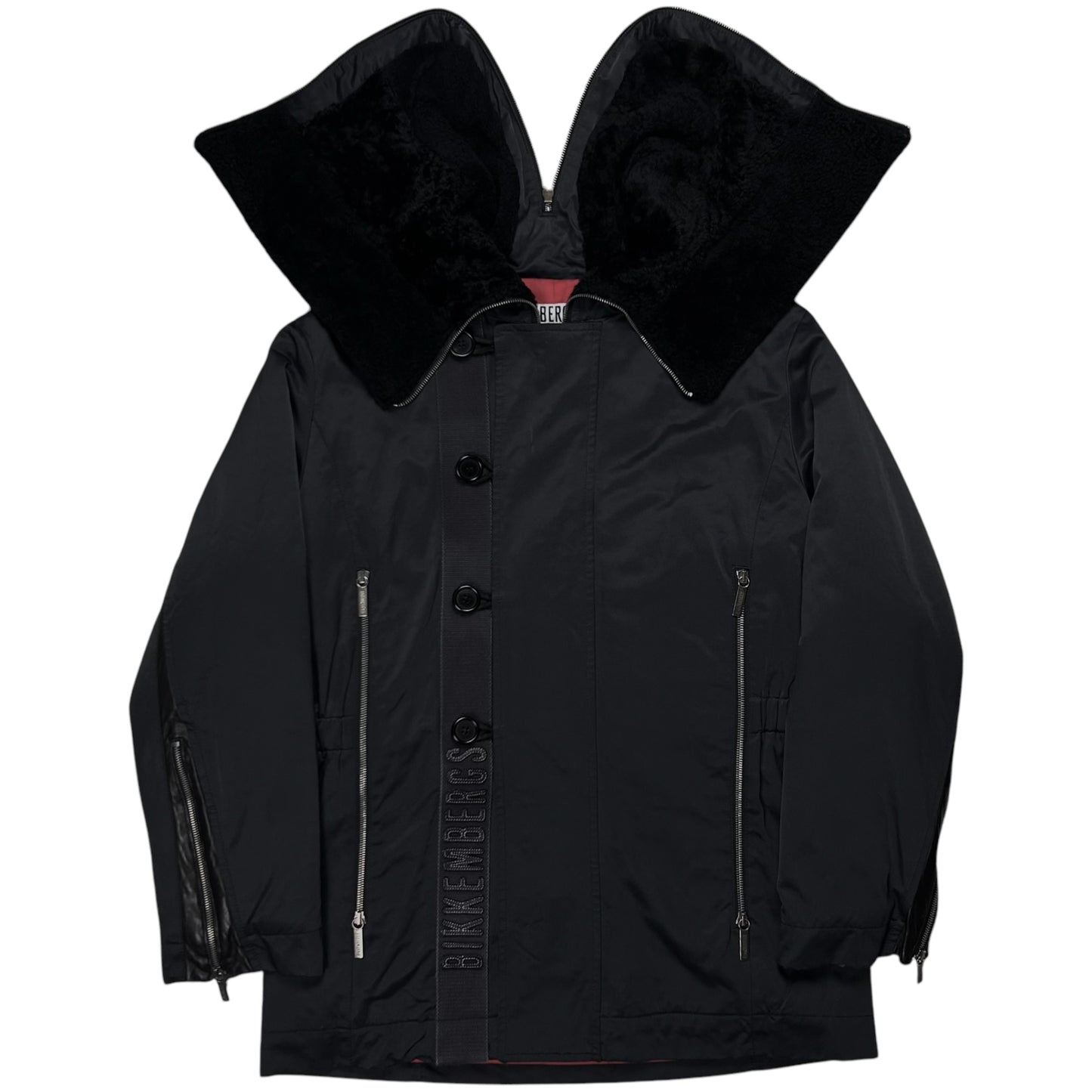 Dirk Bikkembergs Coated Multi Zip Duffle Parka