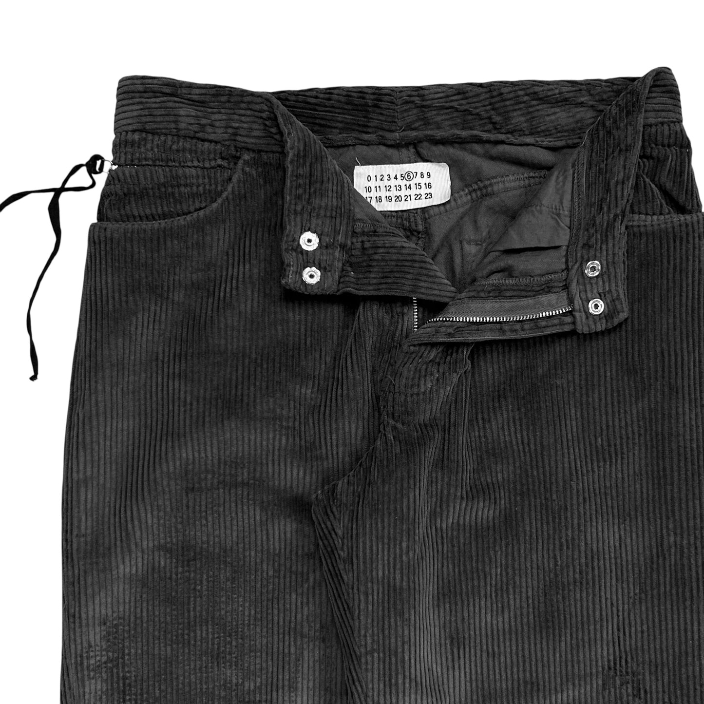 Maison Martin Margiela Tassel Zip Corduroy Pants - AW01