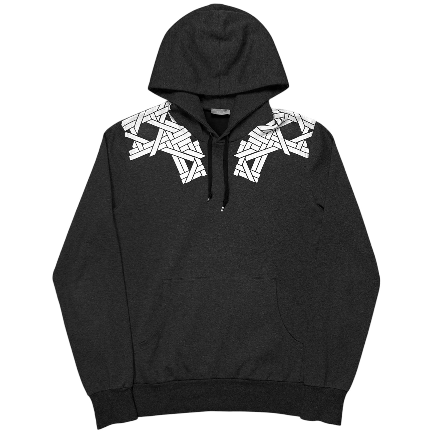 Dior Homme Nordic Pattern Shoulder Print Hoodie - SS08