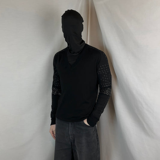 Givenchy Eyelet V-Neck Sweater - SS11