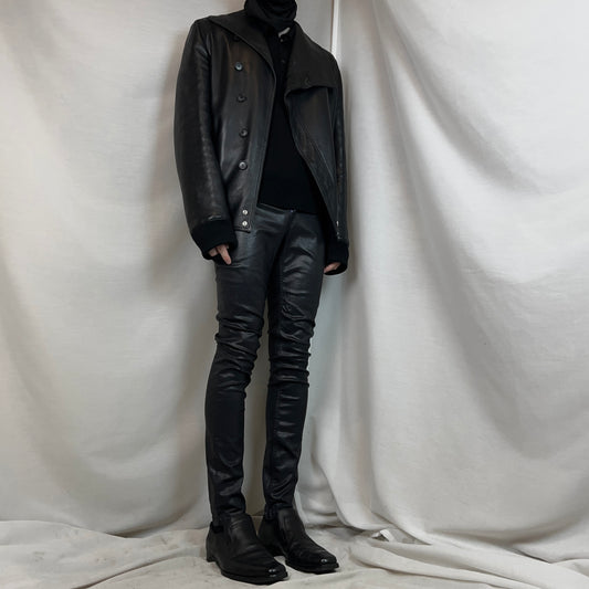 Dirk Bikkembergs Waxed Skinny Jeans